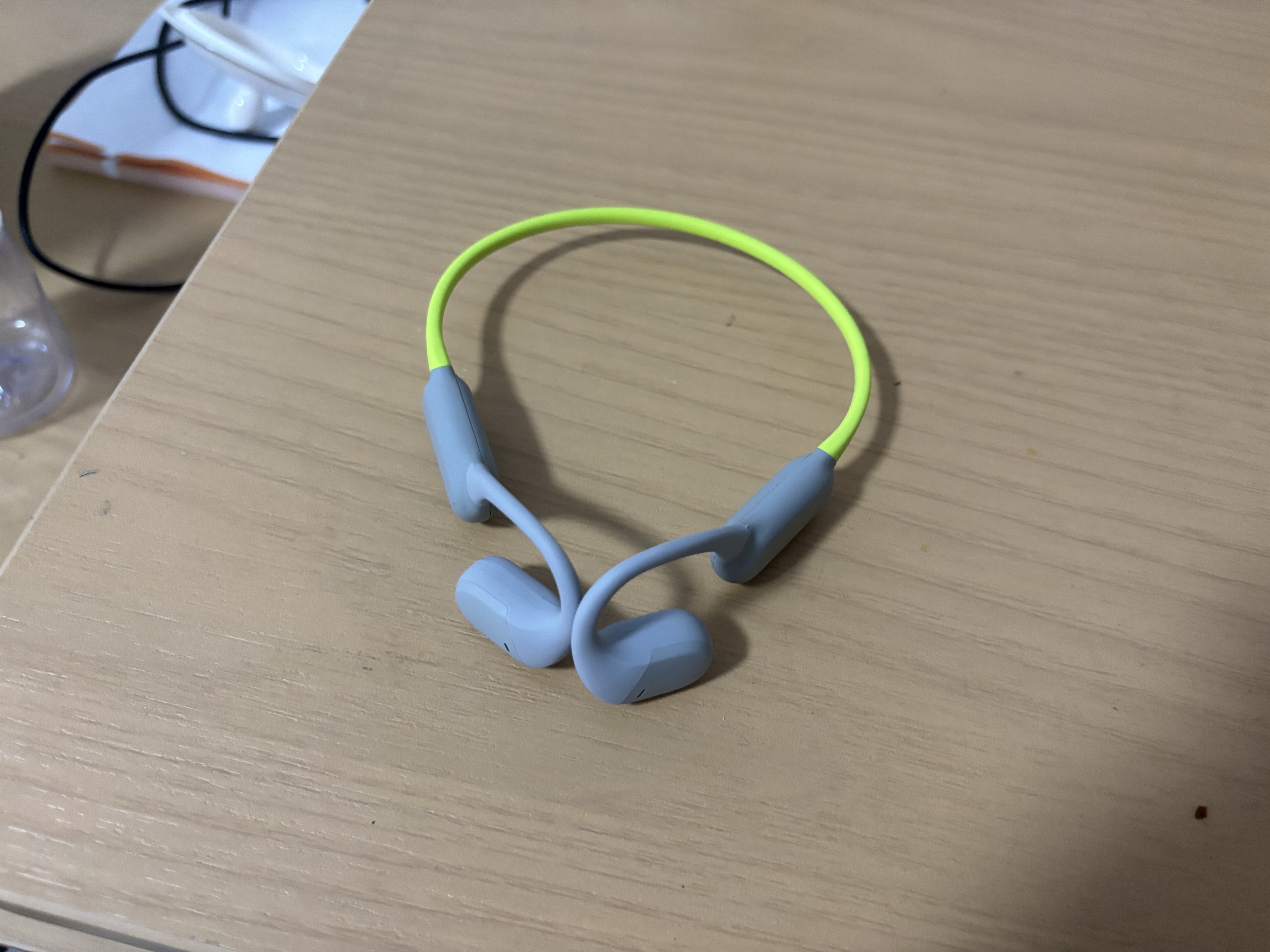 兰士顿AirWave Pro开放式蓝牙耳机无线气骨传导概念 运动耳机跑步骑行超长续航适用于苹果华为 闪电绿 实拍图
