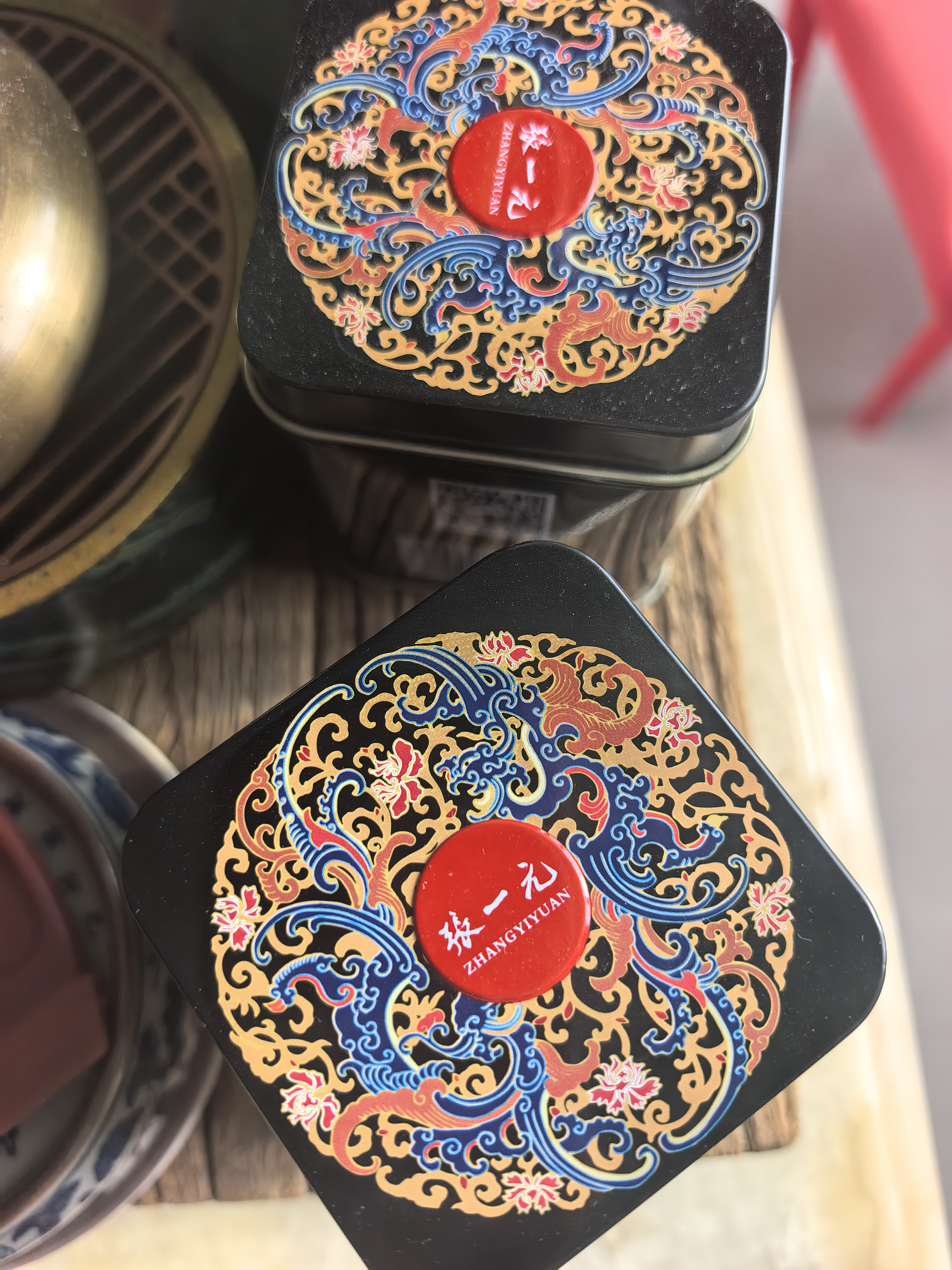 张一元茶叶茉莉花茶特级浓香花茶黑罐罐装50g 实拍图