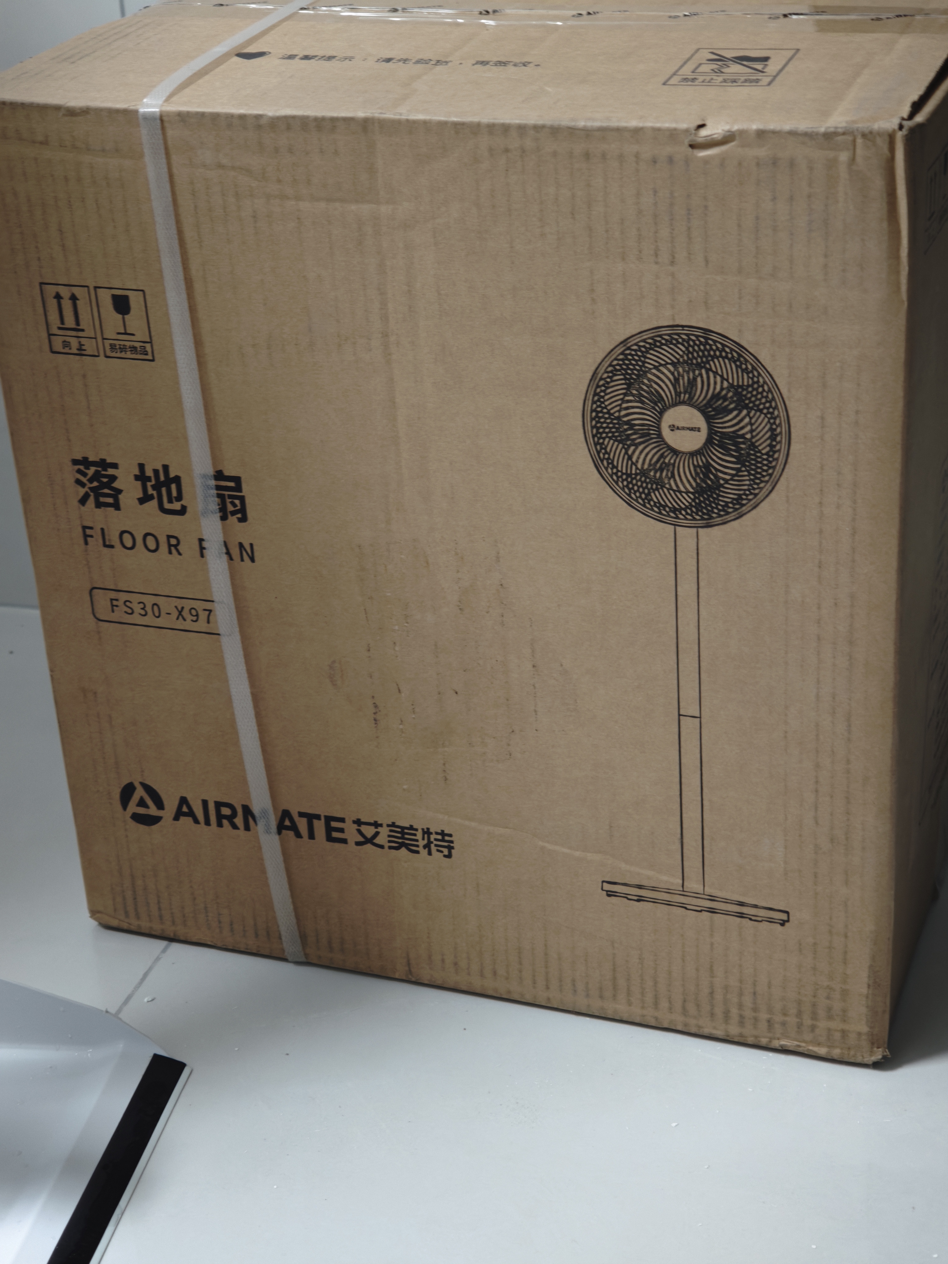 艾美特（AIRMATE）【超级单品】七叶家用大风力落地扇电风扇台式桌面空气循环小风扇大角度摇头节能台立两用电扇 X97 实拍图