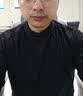 长袖T恤韩版男女同款潮流上衣时尚潮流圆领薄款打底衫男士秋衣 长袖T恤【纯色】-黑色 2XL 实拍图