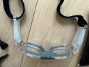 DRATRA专业运动篮球眼镜 近视足球镜护目镜球赛专用 透明框灰色护垫 框+PC镜片（近0-600度近散0-200内） 实拍图