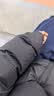 雪中飞秋冬新款羽绒服男女短款连帽时尚面包服90绒加厚保暖外套 实拍图