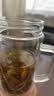 京东京造 茶杯 双层玻璃茶水分离泡茶咖啡杯子带把手大容量500ml 实拍图