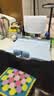 剑桥树12°坐姿矫正器可调节坐读写儿童写字姿势纠正器小学生写作业防低头学习阅读书架 护瞳蓝 实拍图