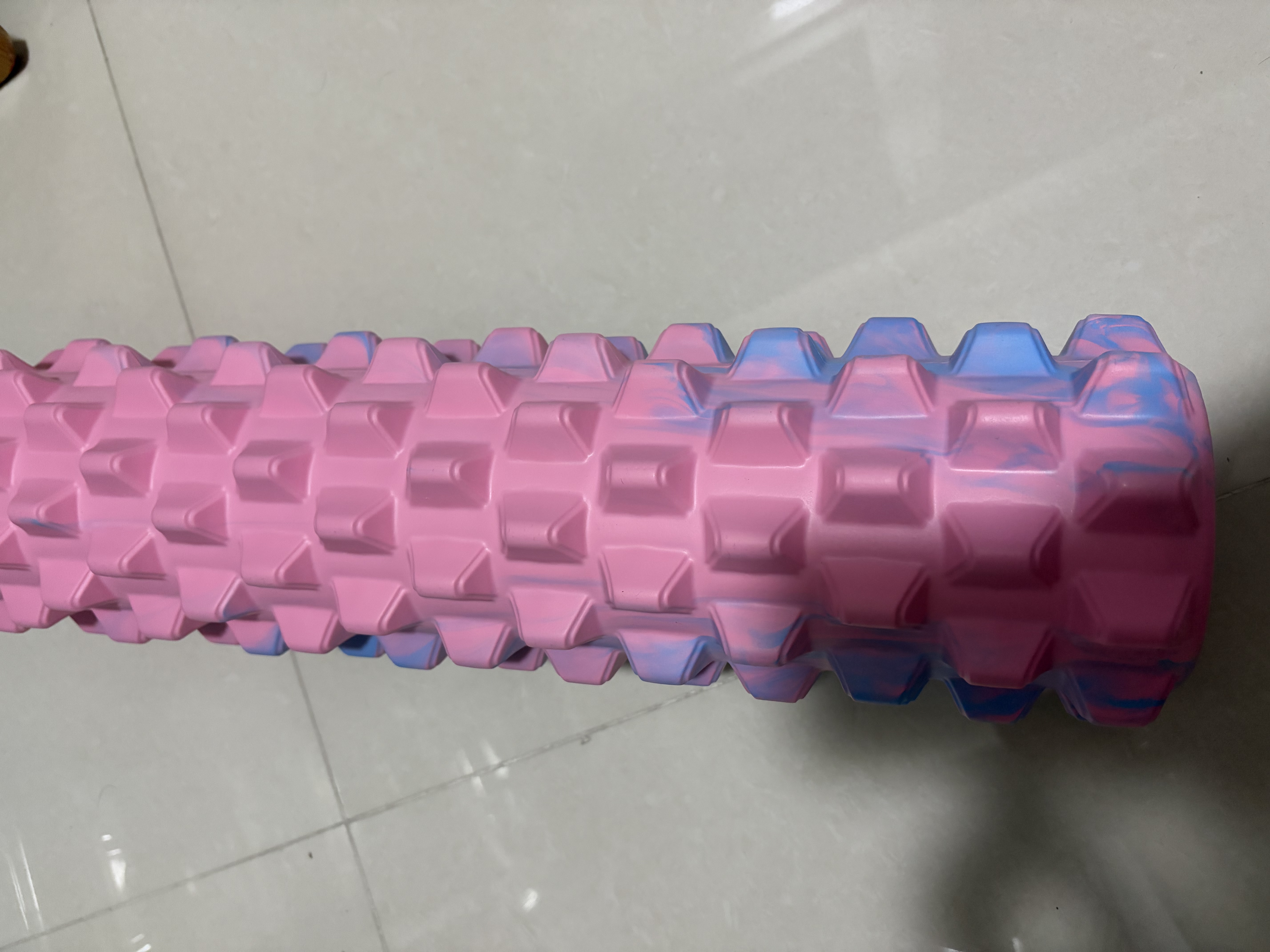 yottoy狼牙棒实心健身器材泡沫轴肌肉放松按摩滚轴轮琅琊瑜伽柱 实拍图
