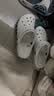 卡骆驰（CROCS）贝雅卡骆班洞洞鞋|205089 白/深蓝-126   41 /42(260mm)   实拍图