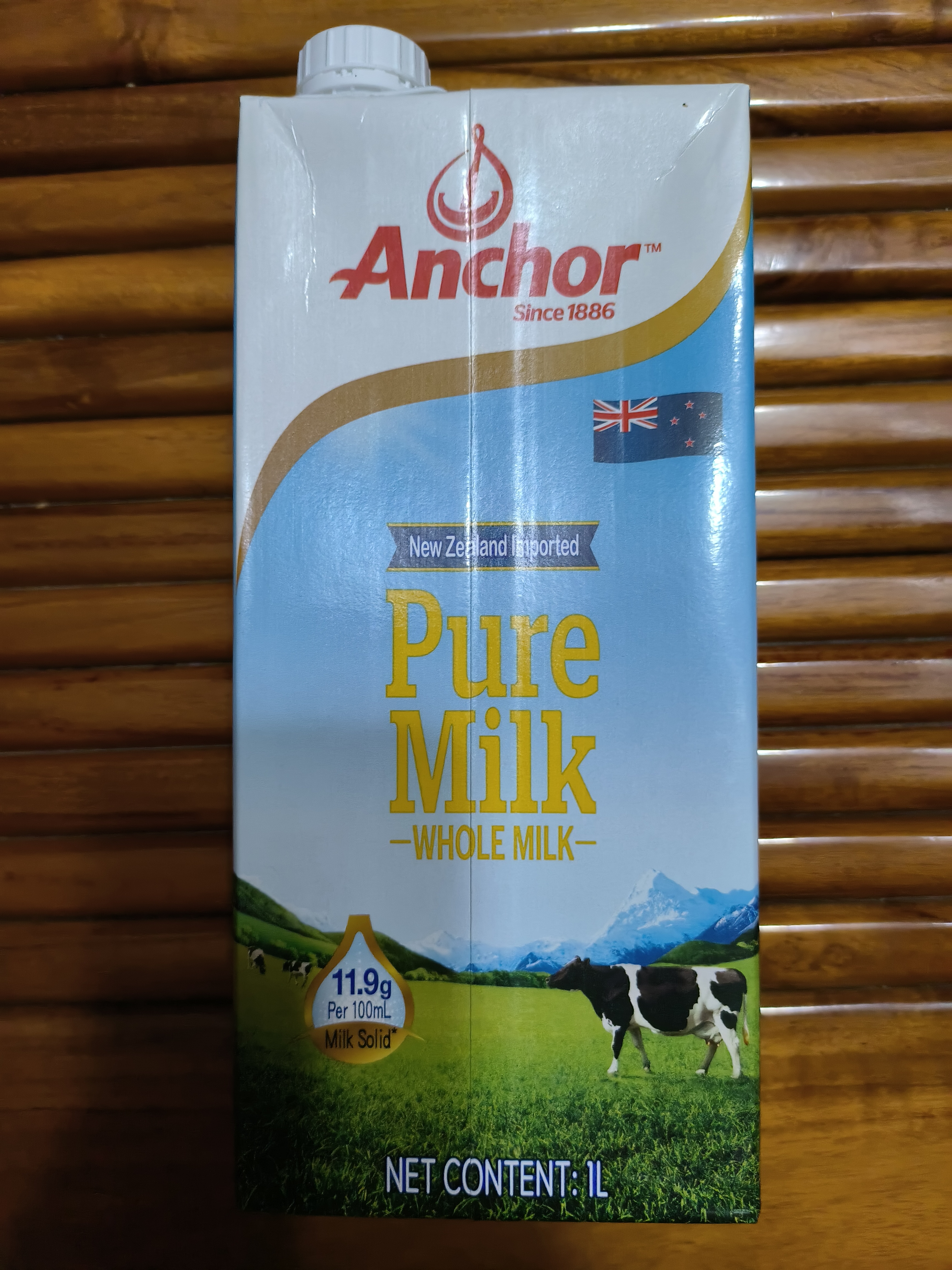 安佳（Anchor）3.6g蛋白质全脂牛奶 新西兰进口草饲牛奶1L*12盒 实拍图