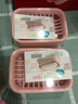 茶花（CHAHUA）塑料旅行肥皂盒洗衣皂盒香皂双层沥水卫生肥皂盒架 经典款双层【随机色】 2个装 实拍图