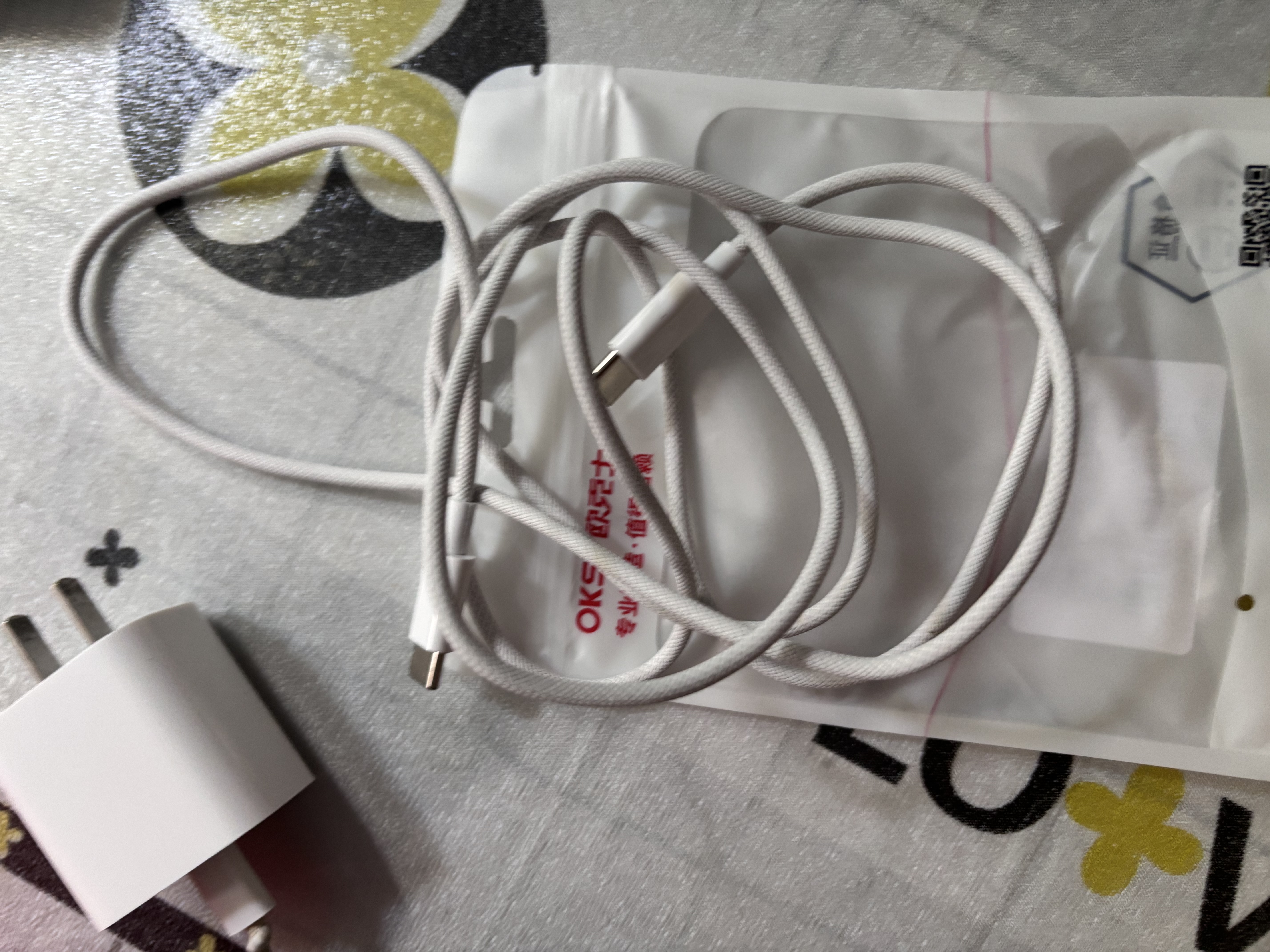 OKSJ适用苹果17/16/15/18充电线Type-C数据线双头PD60W快充编织iPhone17/16e15ProMaxiPad笔记本1.5米 实拍图