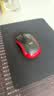 罗技（Logitech）M185鼠标 无线鼠标 办公鼠标 对称鼠标 黑色红边 带无线2.4G接收器 实拍图