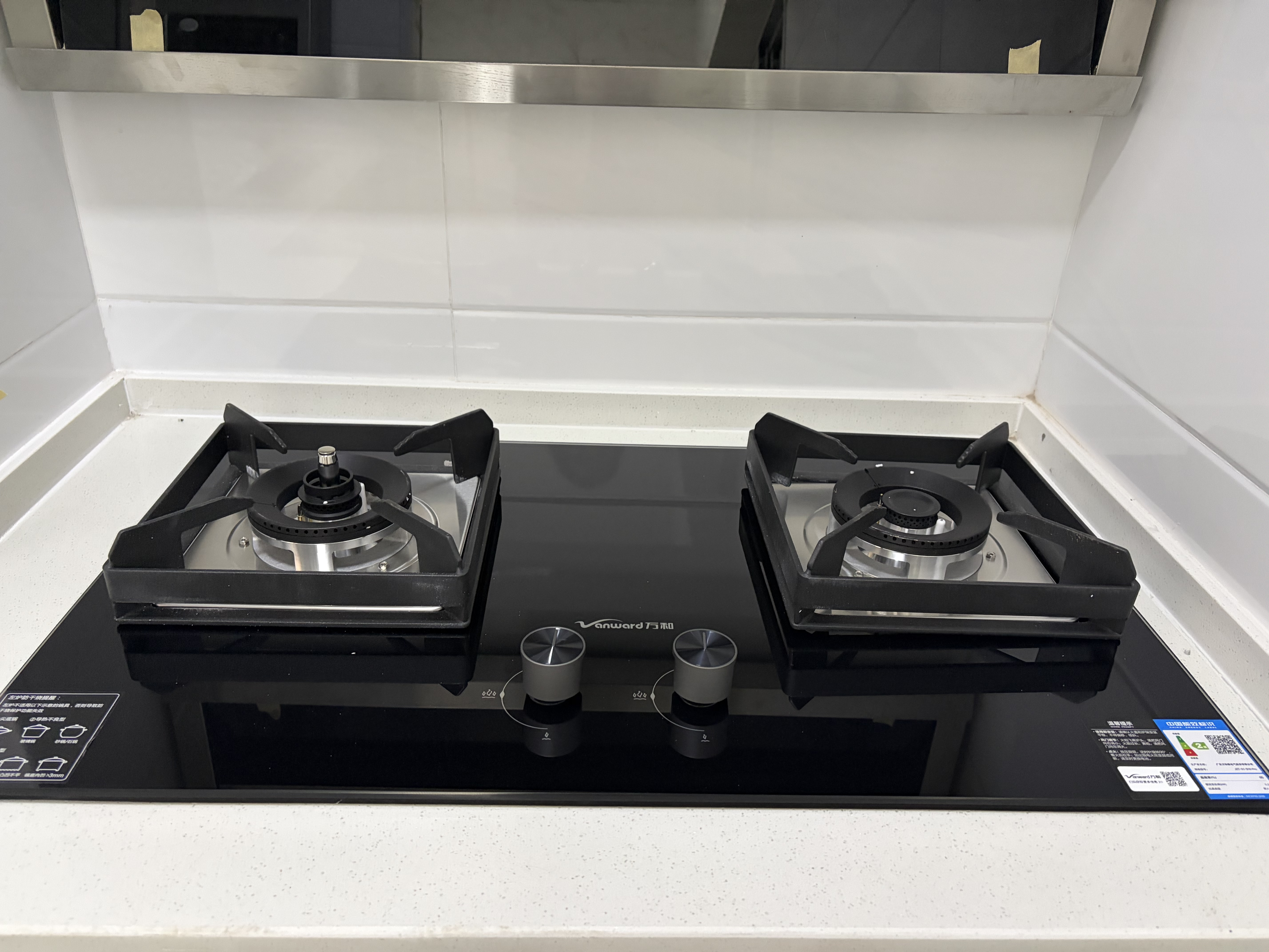 万和【蓝莲花B10 Pro】5.2kW天然气烟灶联动安全防干烧嵌入式家用煤气双炉具台燃气灶 实拍图