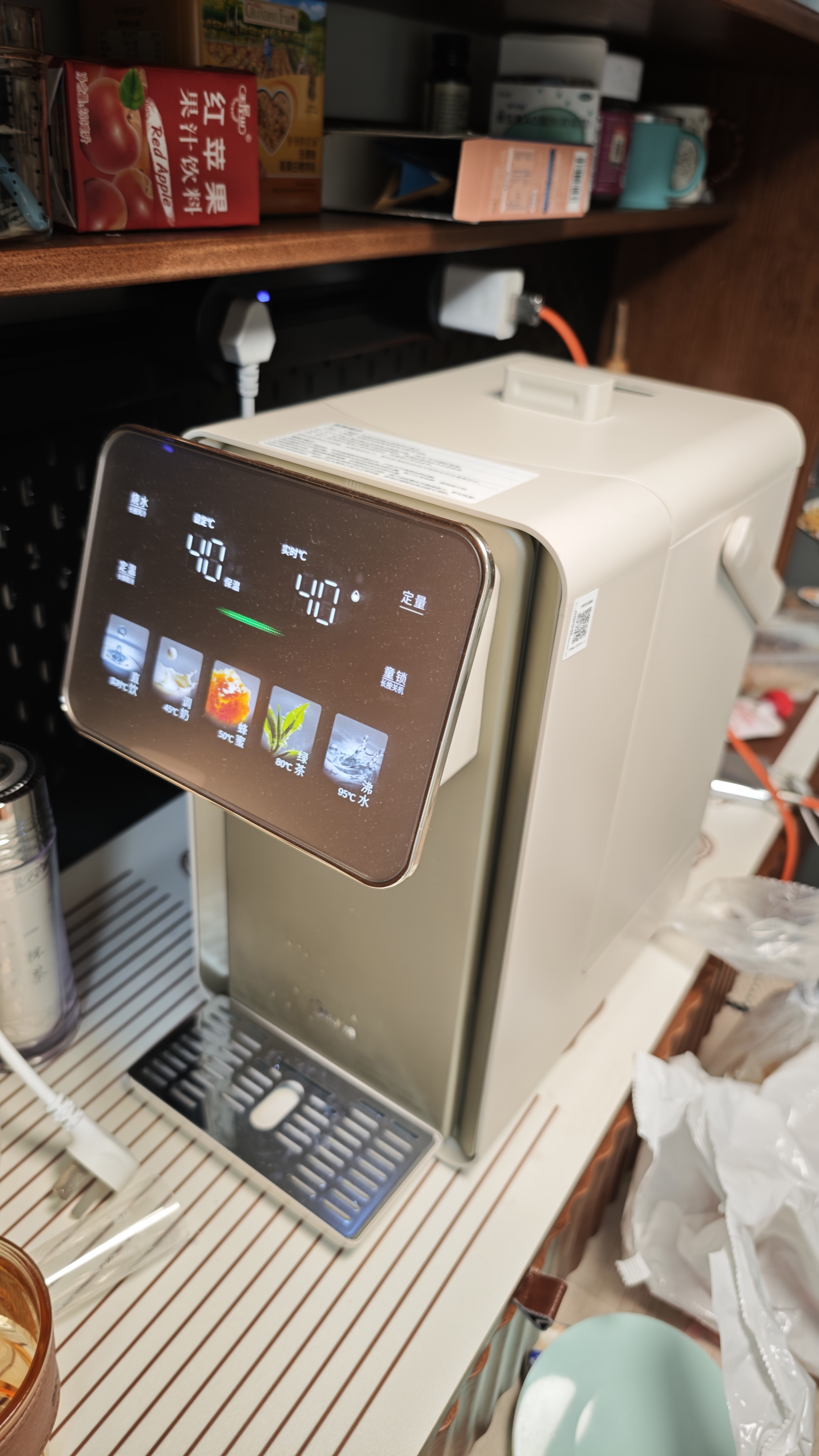 美的（Midea）【美食大赛同款】纯钛小魔方plus电热水瓶净饮水机2026新款恒温烧水5L大容量MK-SP50E-33FPro-Ti 实拍图