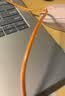 品胜[冰川透明]苹果18数据线type-c充电线双头PD60W快充车载适用iPhone17/16/15手机平板iPad笔记本橙 实拍图