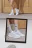 adidas ENTRAP美式校园风运动鞋少年感复古篮球风板鞋阿迪达斯   白色/金属暗银   42 实拍图