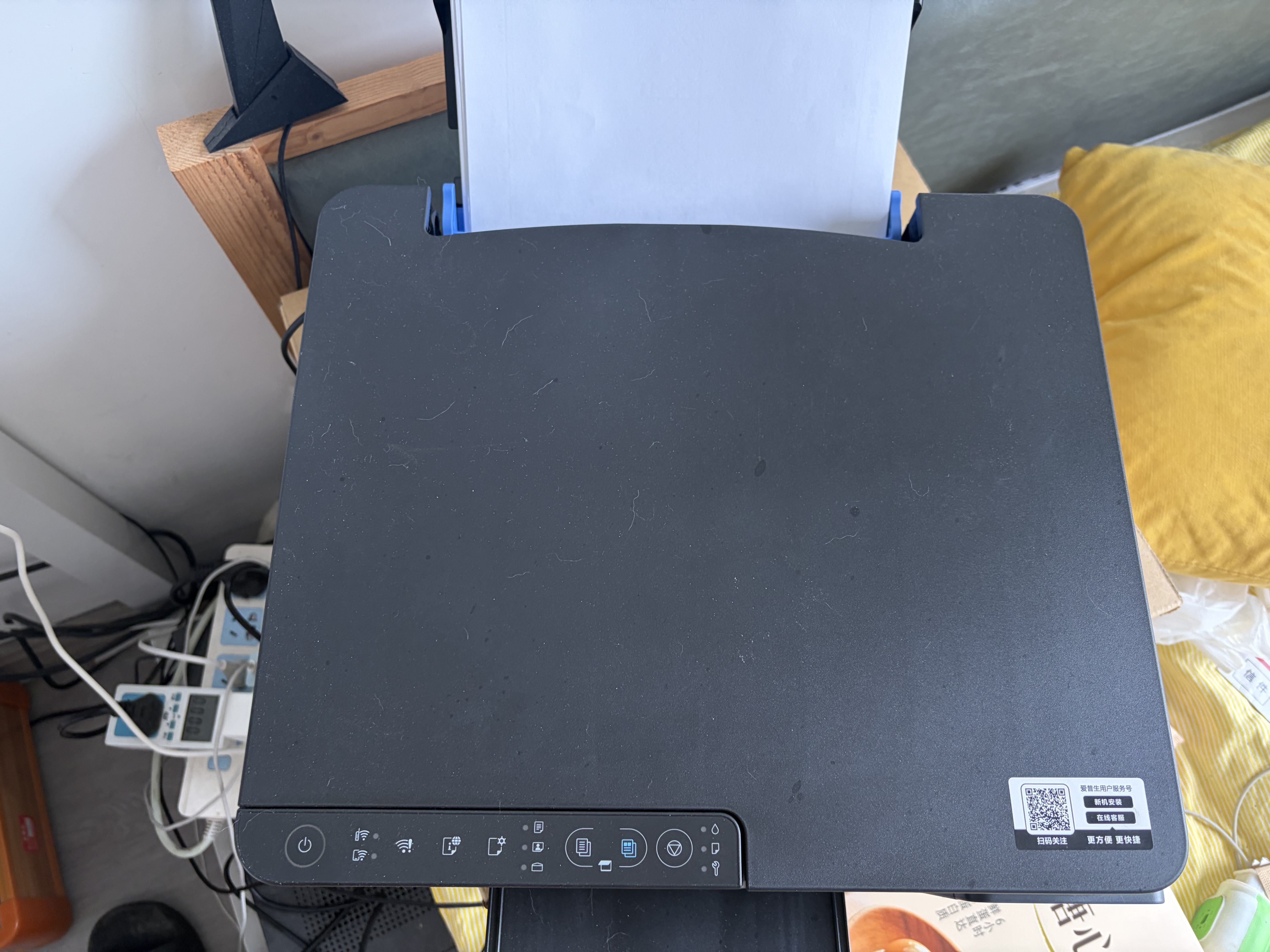 爱普生（EPSON）【6代新品】L3353墨仓式彩色家用AI学习打印机 L3251/L3255升级版(打印复印扫描 微信/无线 黑色） 实拍图