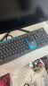 罗技（Logitech）MK275 键鼠套装 无线键鼠套装 办公键鼠套装 全尺寸 商务键鼠套装 带无线2.4G接收器 黑蓝色 实拍图