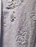 金号 素色绣花 纯棉枕巾 柔软透气单人枕巾 2条装 蓝色 50*80cm 实拍图