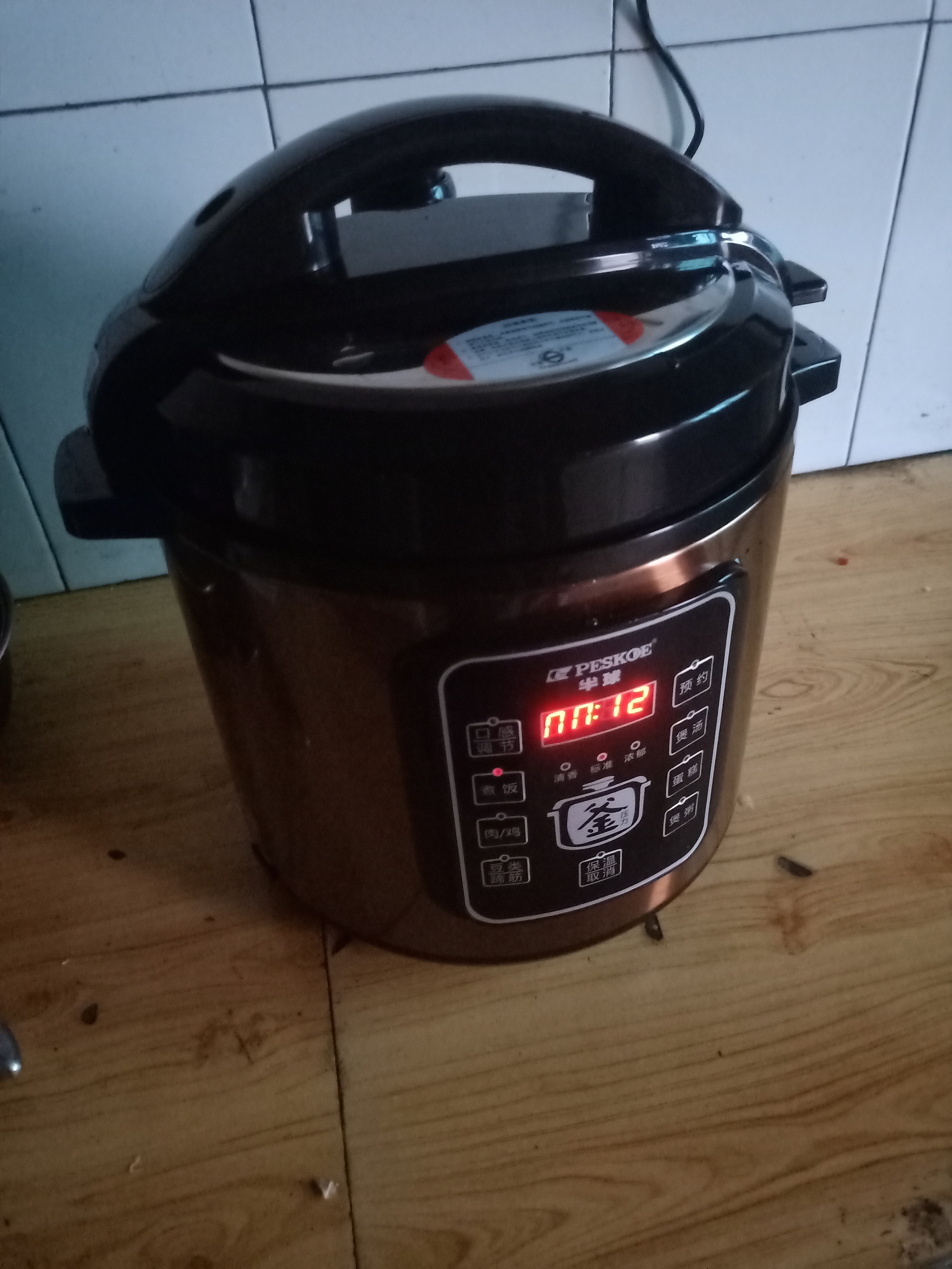 半球（PESKOE）电压力锅家用预约智能多功能高压锅全自动煲汤煮饭电饭煲 6升 单胆（适用3-8人） 6L 半球电压力锅 实拍图