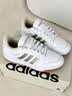 adidas ENTRAP美式校园风运动鞋少年感复古篮球风板鞋阿迪达斯   白/金色   37 实拍图