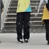 即势美式三防软壳冲锋裤子男女春秋季伞兵工装裤防风防水户外登山裤 黑色-K101-HMFS 常规 M 建议80斤-105斤 实拍图
