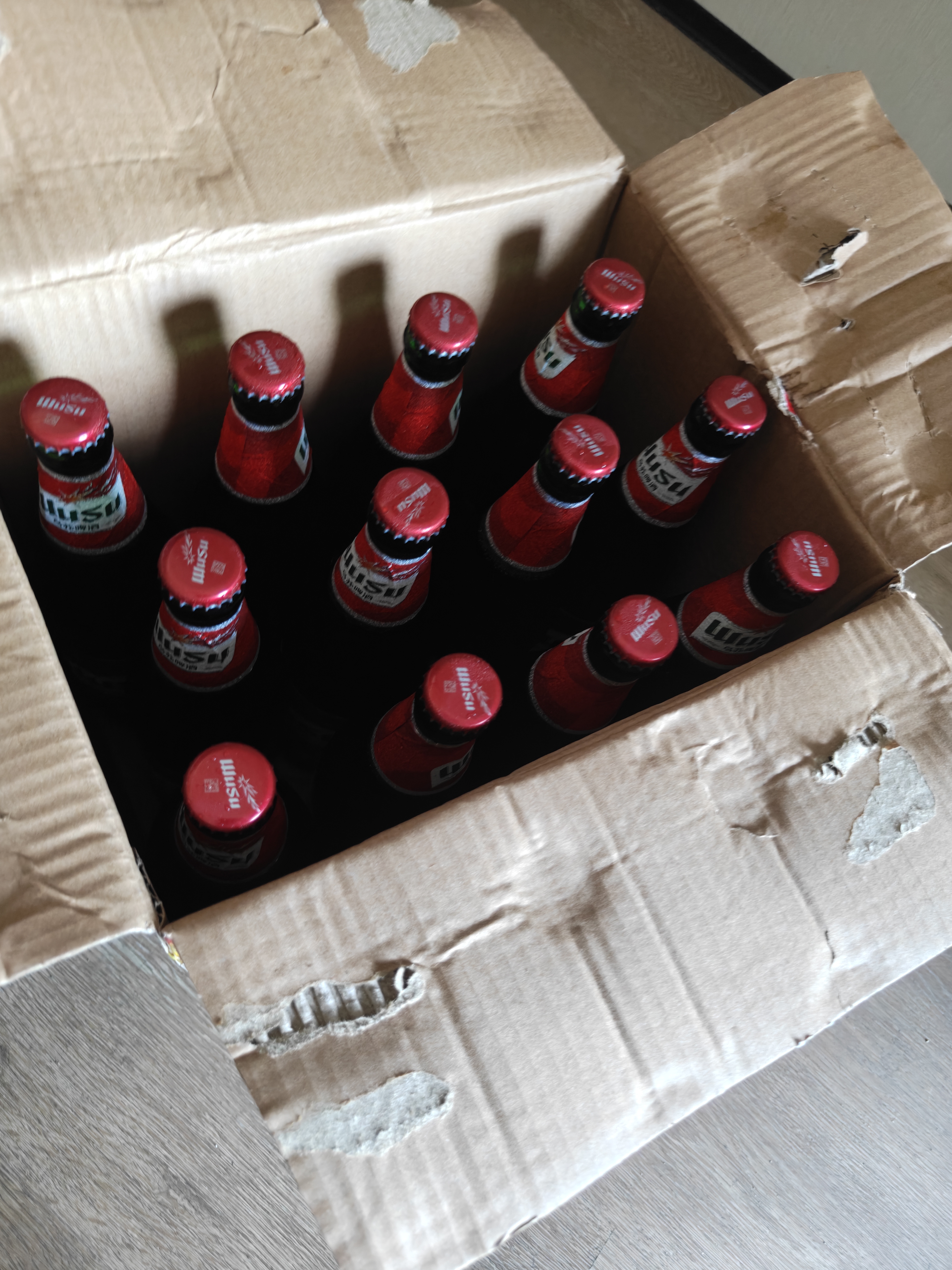 乌苏啤酒（wusu）大红乌苏620mL*12瓶 整箱装 烈性啤酒 聚会宴请京东自营 实拍图