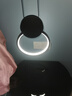 遇上佳人 led床头吊灯现代极简壁灯卧室灯网红装饰灯餐厅灯吧台长线吊灯 床头吊灯圆形黑色【三色变光】 实拍图