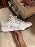 adidas ENTRAP美式校园风运动鞋少年感复古篮球风板鞋阿迪达斯   白色/金属暗银   38 实拍图