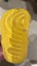牧童儿童拖鞋男宝宝洞洞鞋软底女童卡通洗澡婴幼儿家居鞋 奶狮黄150 实拍图