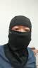洛克兄弟（ROCKBROS）保暖头套加绒面罩全脸防风骑行摩托电动车骑士手外卖秋冬季搭头盔 秋冬薄抓绒款-骁卫黑 实拍图