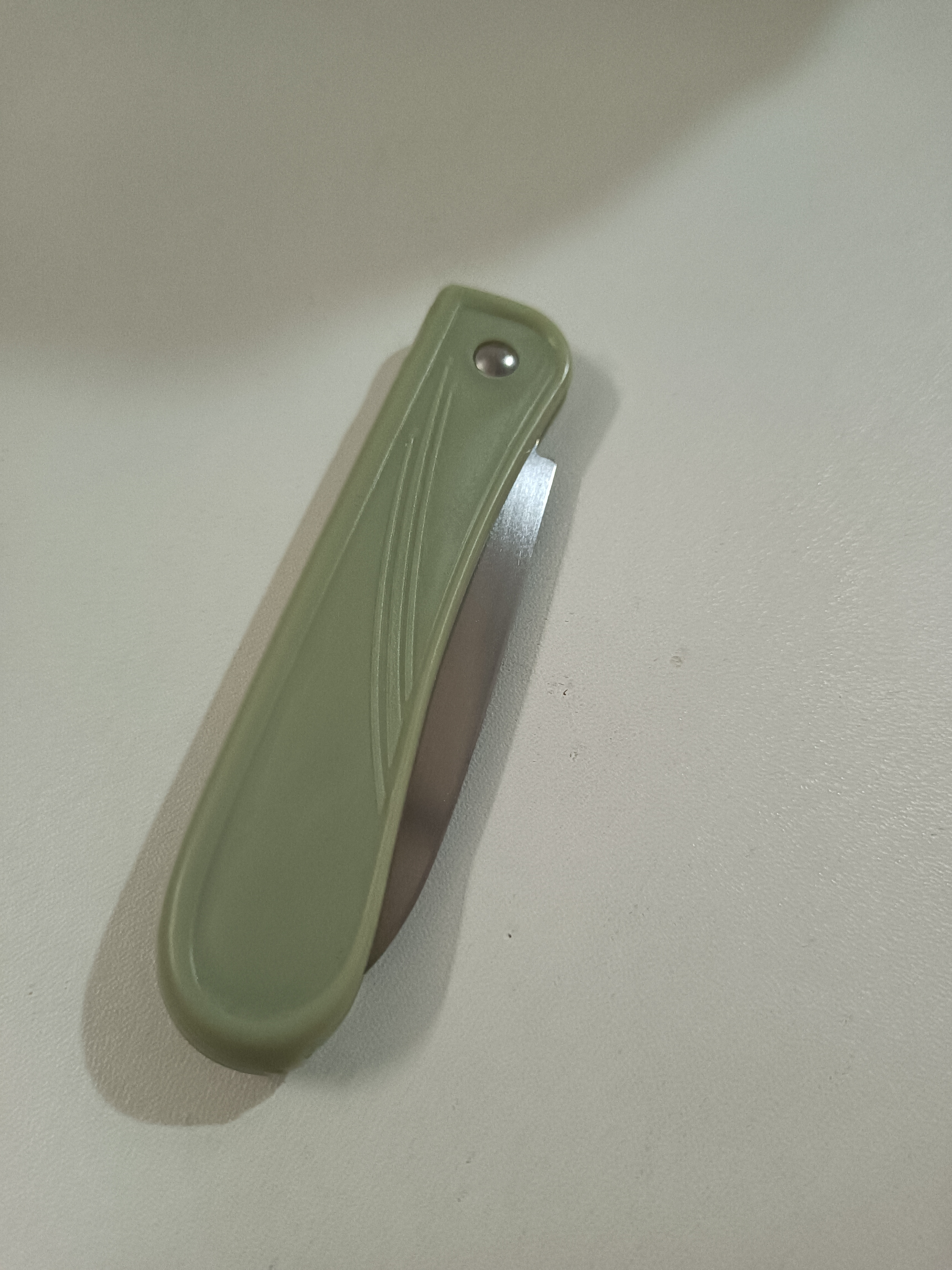 手工刀嫁接刀削皮刀多功能折叠不锈钢瓜果刀 折叠刀-随机色1把 实拍图