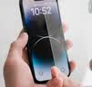 绿联【无黑边不挡屏】适用苹果15ProMax钢化膜iPhone15ProMax手机膜无边抗指纹防摔防爆保护膜 2片装 实拍图