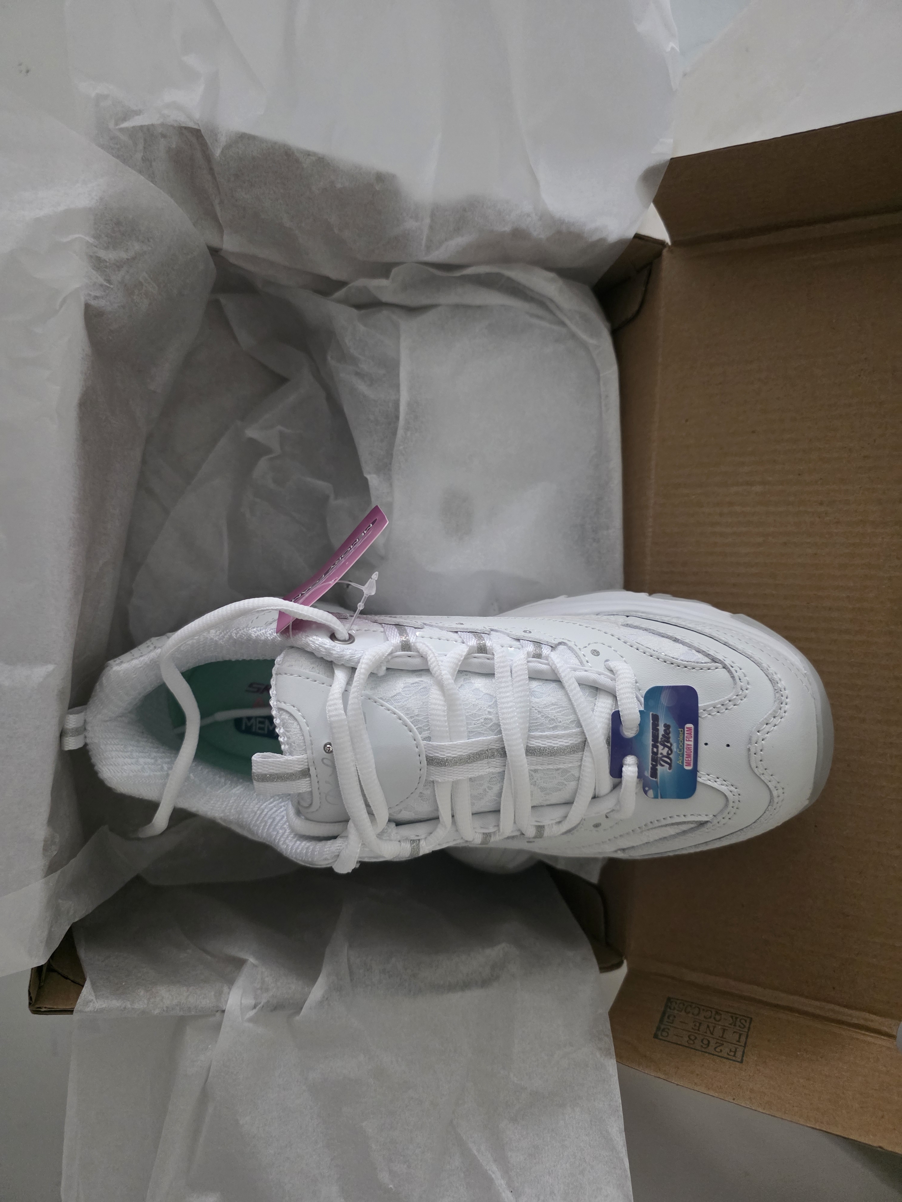 斯凯奇（Skechers）蕾丝熊老爹鞋女鞋冬季厚底增高熊猫鞋减震休闲运动鞋11959 实拍图