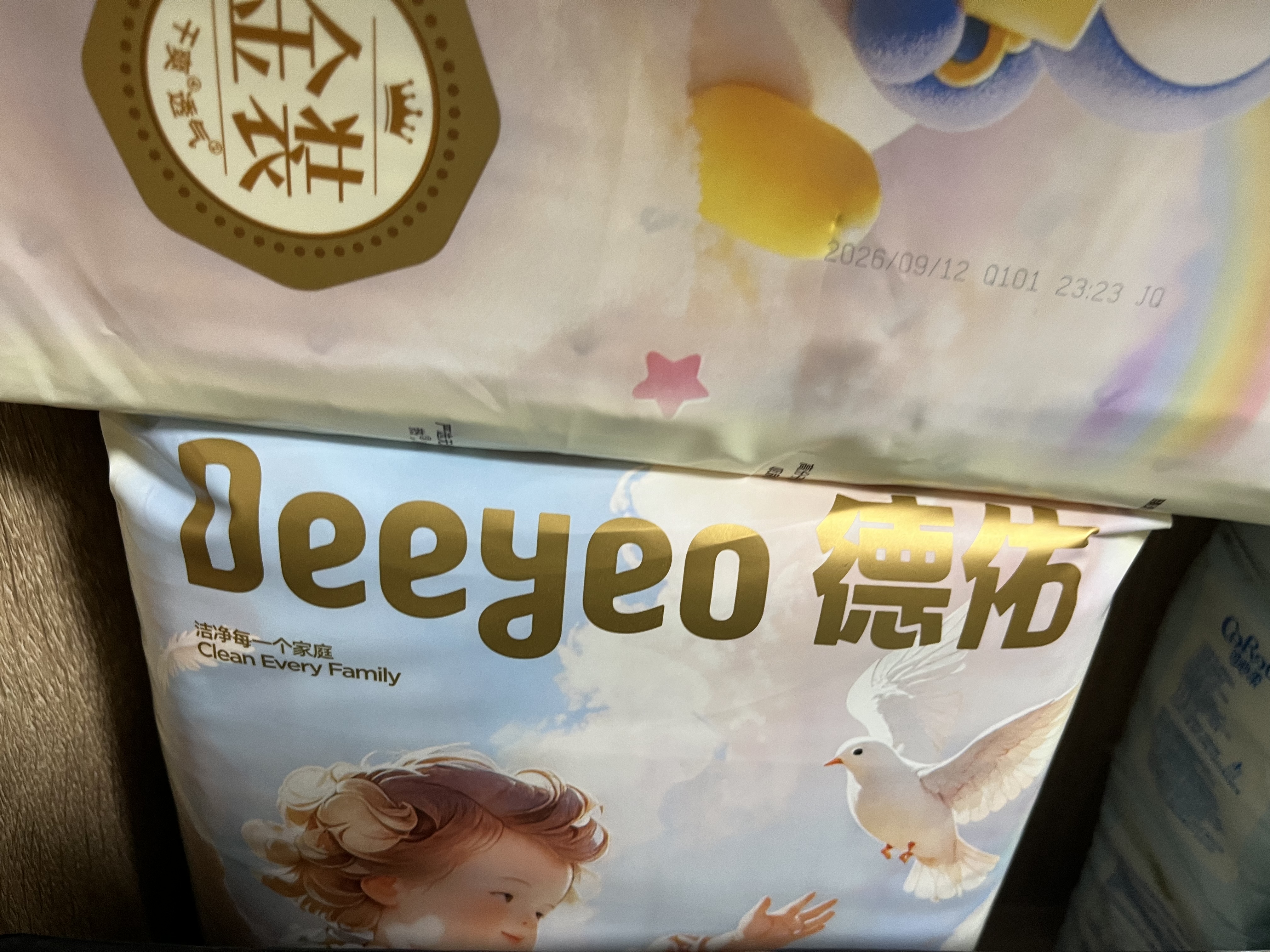 德佑婴儿一次性隔尿垫92片33*45cm护理垫姨妈垫不可洗宝宝尿垫 实拍图