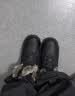 全洲狼 雪地靴男冬季新款东北棉鞋男大码抗寒防水加绒保暖轻便防滑靴子 黑色棉鞋-升级版 加绒 42 (260mm) 实拍图