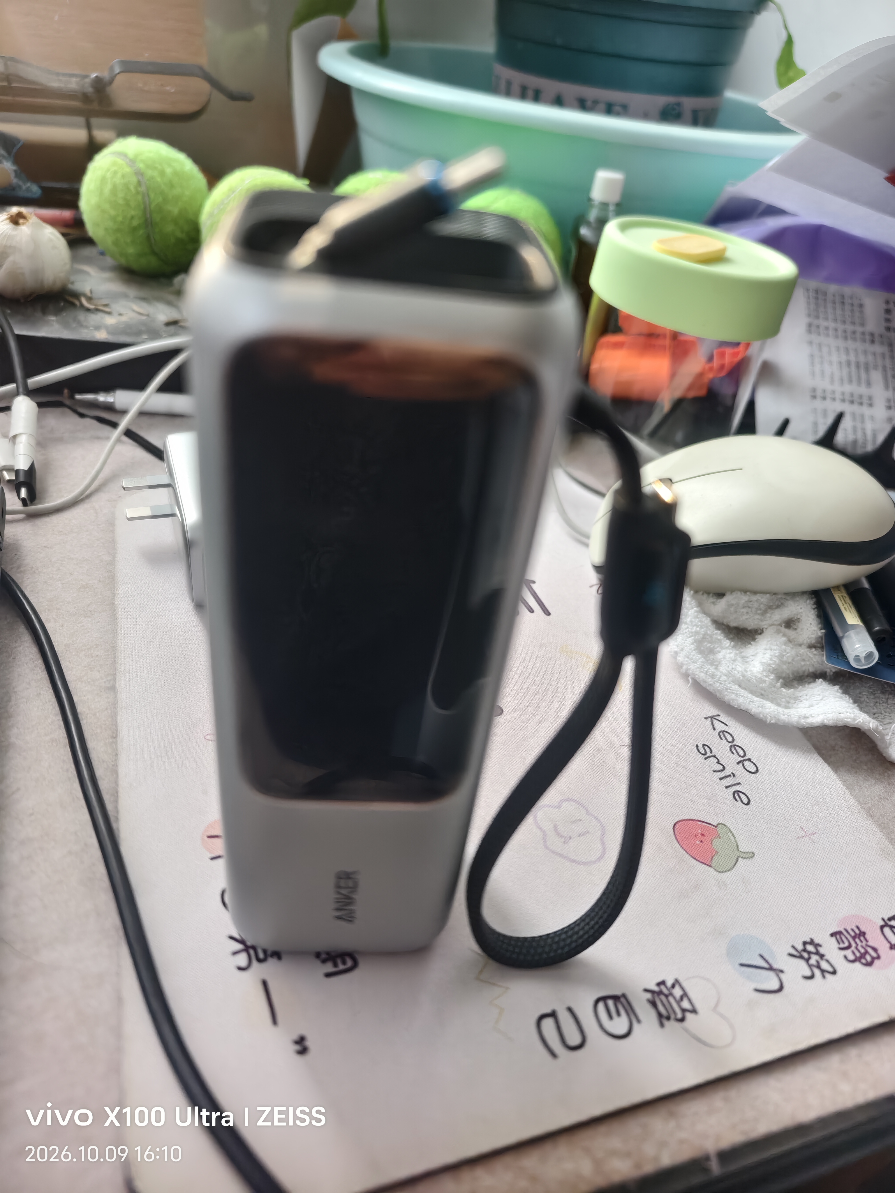 ANKER安克智显充140W充电器套装 氮化镓屏显type-c多口pd快充头适用苹果18手机大疆macbook笔记本电脑银 实拍图