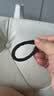 优家（UPLUS）无接缝黑色发圈发绳橡皮筋头绳100根高弹力皮筋皮套扎头发发饰 实拍图