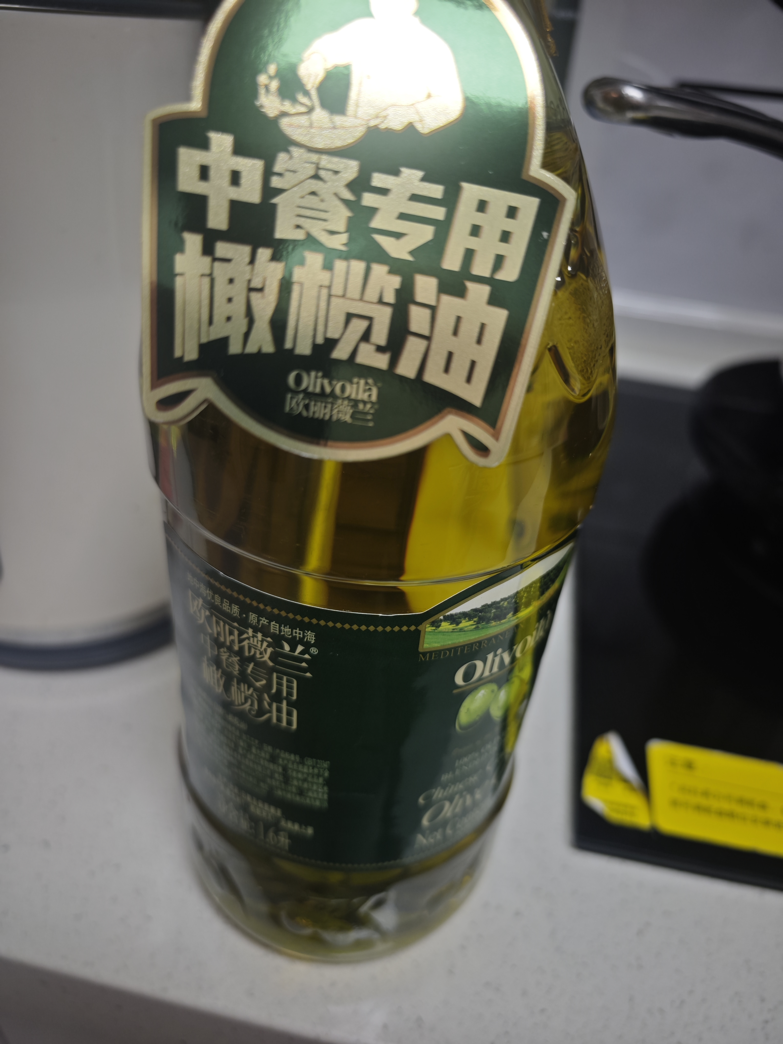 欧丽薇兰Olivoila【保真橄榄油】食用油 压榨 纯正 中餐专用橄榄油1.6L 实拍图