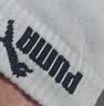 彪马（PUMA）男袜子男士运动休闲款透气中筒棉袜纯色袜男款吸汗秋冬百搭 白色 3双 均码 EU39-42（适合脚码40-44） 实拍图