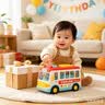 汇乐玩具开心乐园巴士婴幼儿童玩具电动玩具车宝宝汽车生日周岁礼物 实拍图