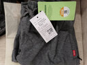 木林森（MULINSEN）品牌运动裤男春秋季纯色棉质加绒厚收口裤子男士束脚休闲跑步长裤 深灰拉链口袋-加绒加厚 2XL 实拍图