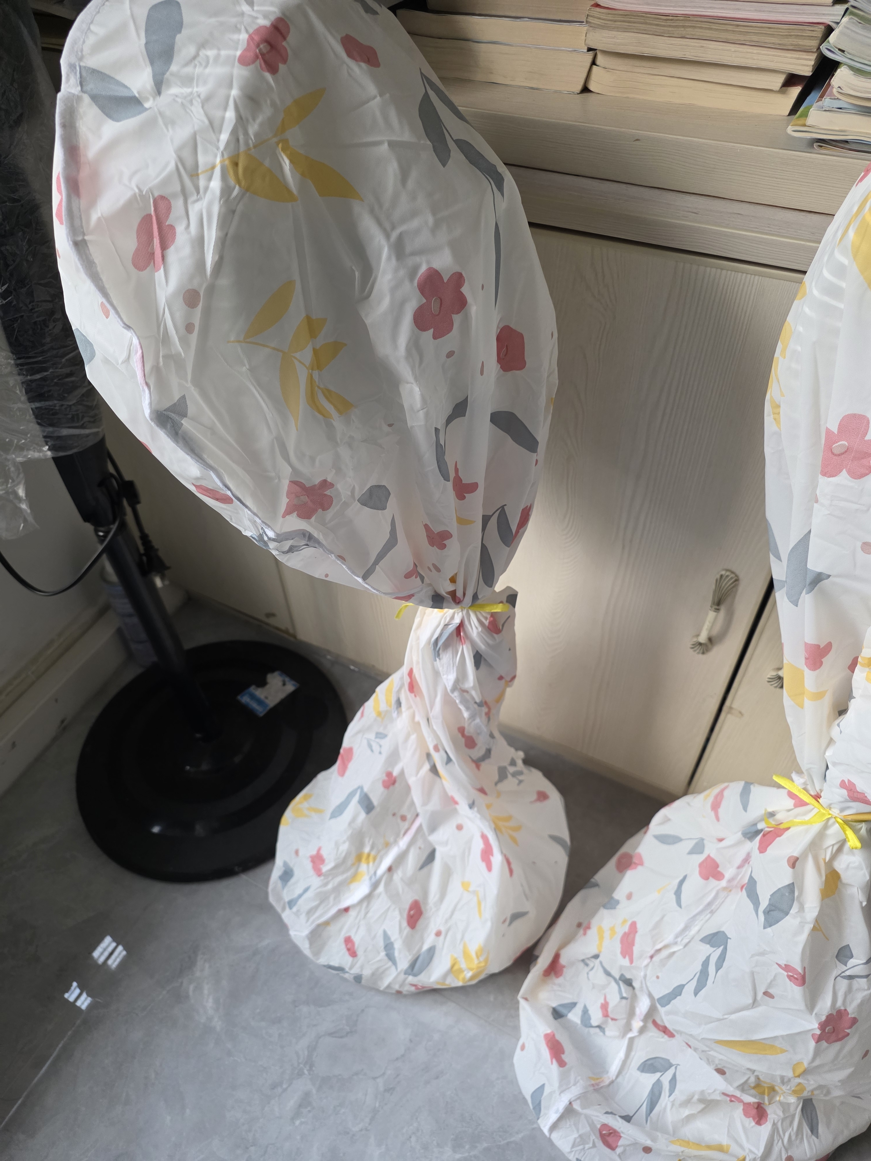 京东物流 风扇罩全包落地式防尘罩通用落地风扇家用套电扇罩 全包风扇罩【1个】款式随机 实拍图