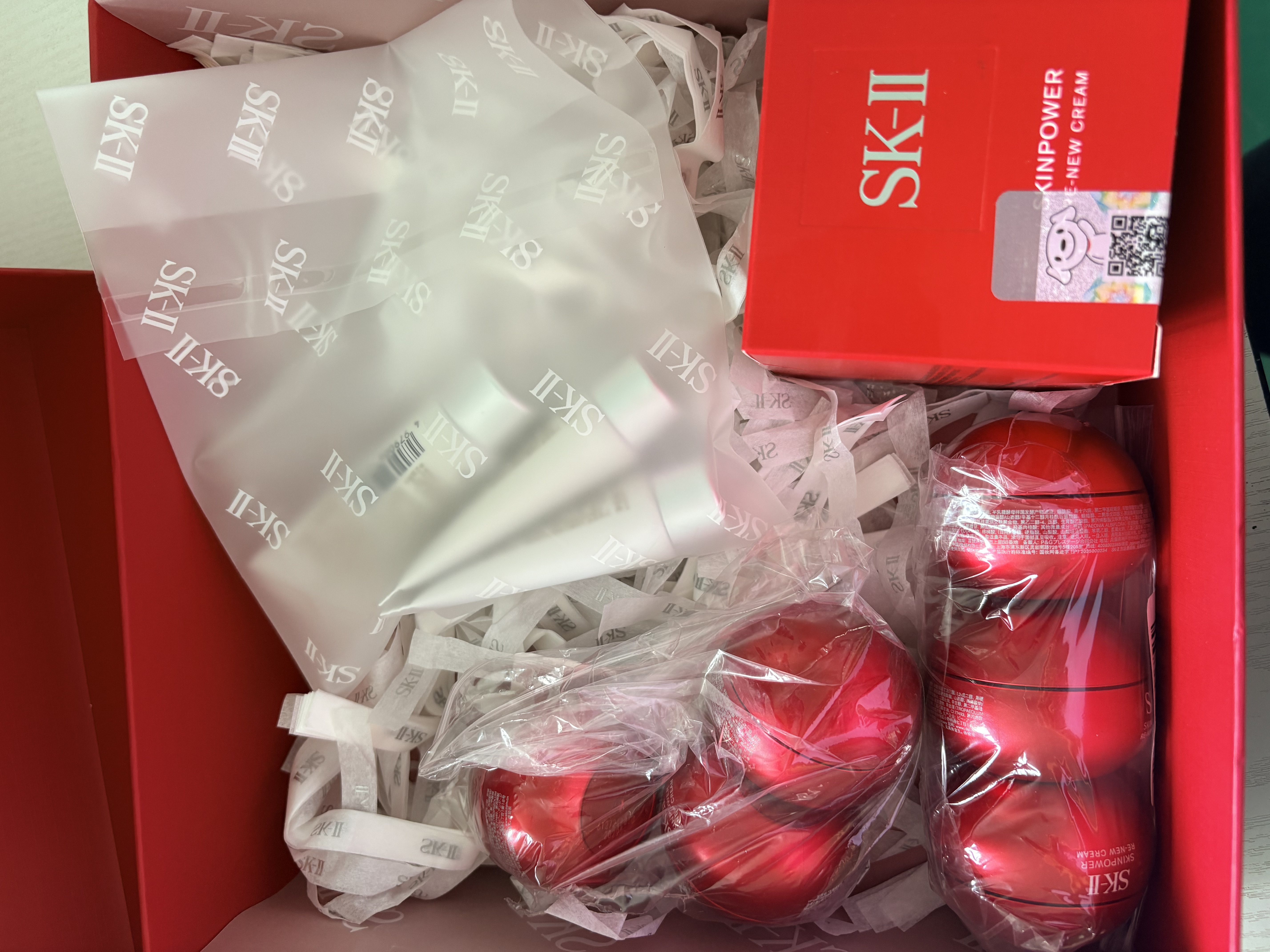 SK-II大红瓶面霜100g乳液化妆品全套护sk2抗老肤品套装生日礼物女 实拍图