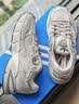 adidas JENNIE同款贝果鞋ASTIR厚底增高老爹鞋阿迪达斯三叶草   白/灰（推荐脚型偏宽偏高选大半码）   36.5 实拍图