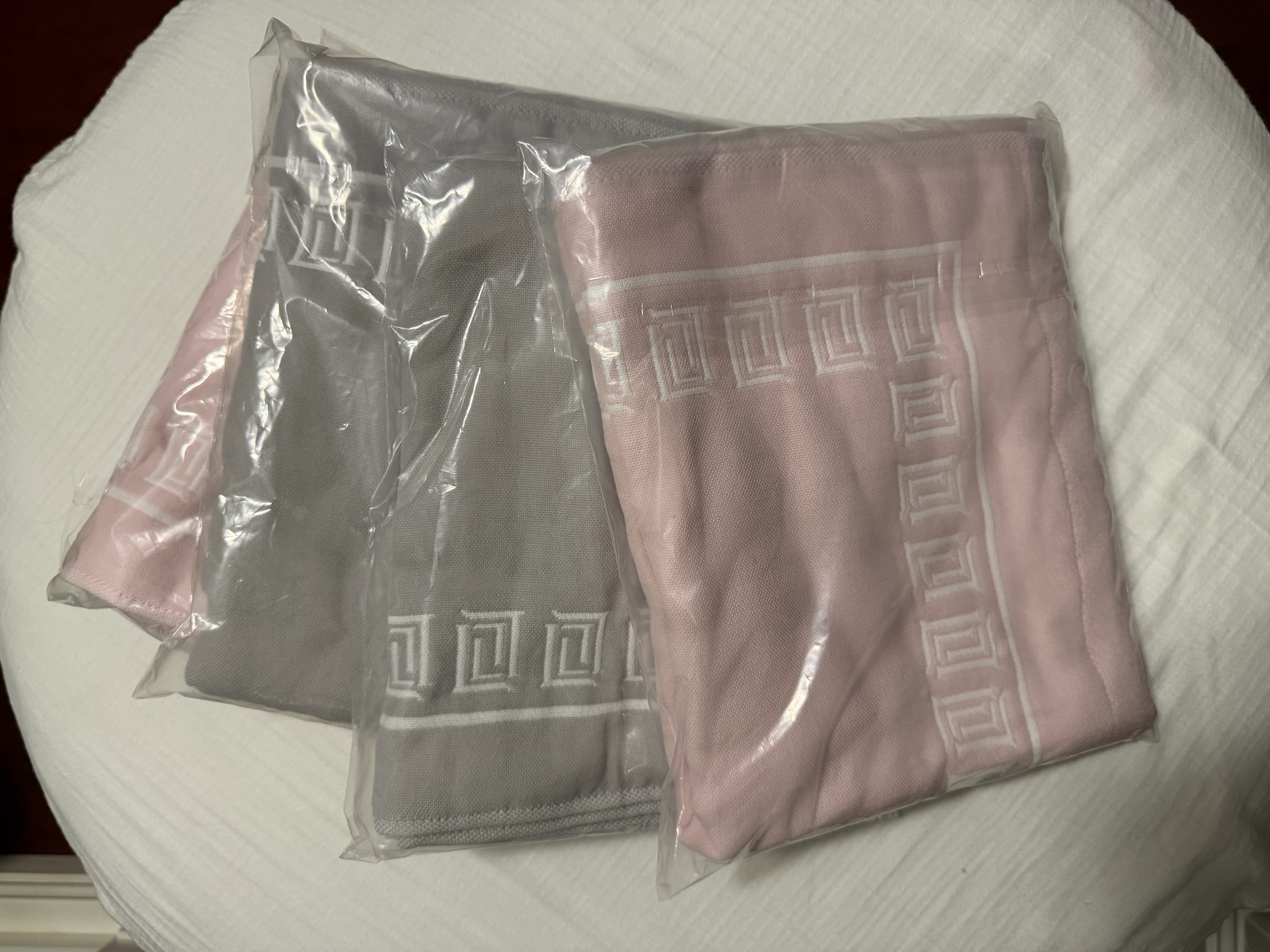 罗莱家纺 全棉枕巾抗菌防螨单人纯棉枕头巾 粉色 50*80cm 实拍图