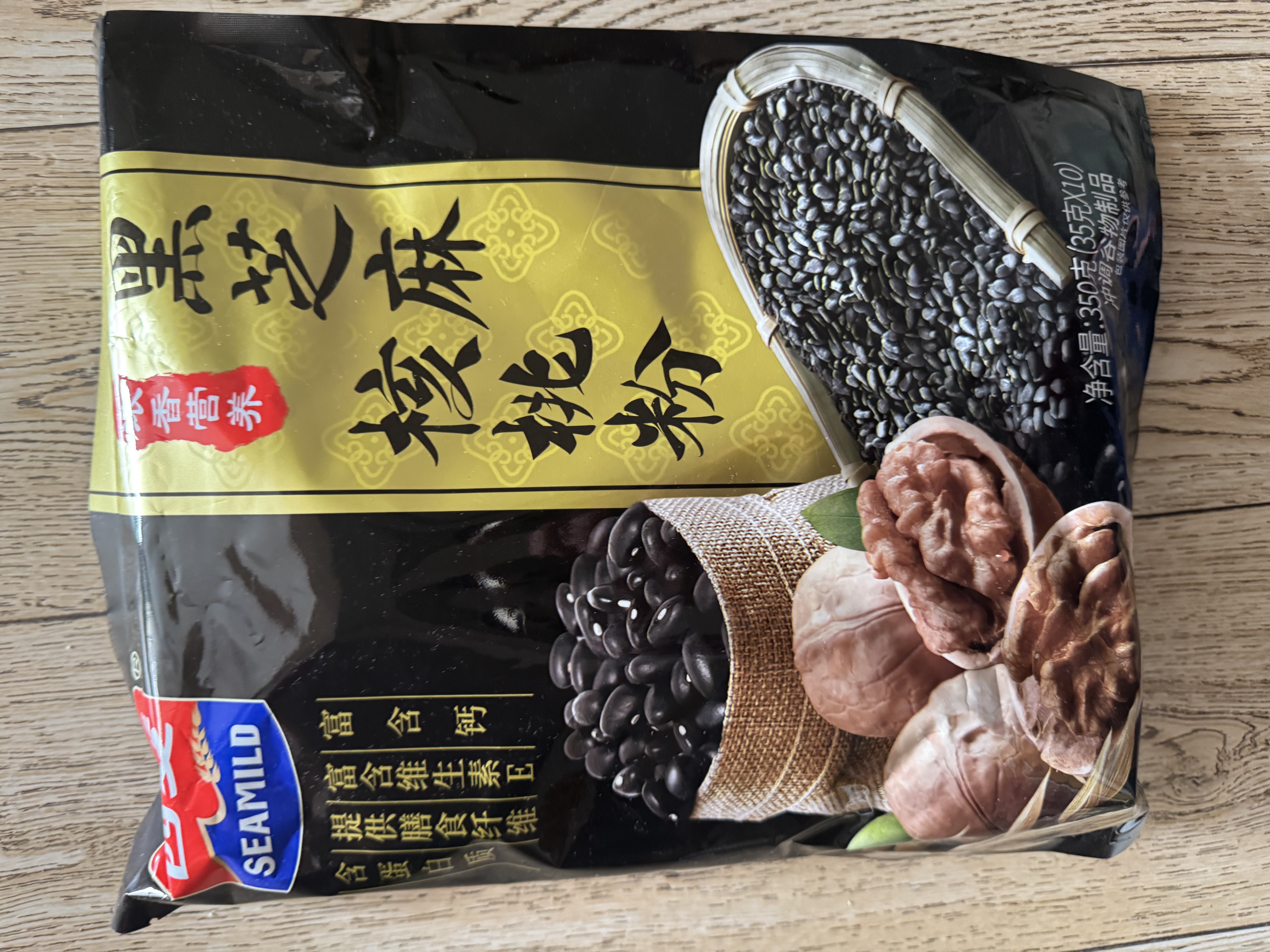 西麦黑芝麻核桃粉350g 燕麦片黑芝麻糊营养早餐 实拍图