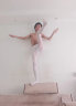 Glueckind 成人儿童男女舞蹈袜芭蕾舞袜练功袜时尚打底连裤袜 白色薄款-春夏款 L码(适合身高125-150cm) 实拍图