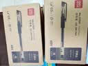 得力（deli）60支办公用品黑色中性笔签字笔学生文具水笔0.5mm子弹头33109 实拍图