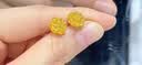 中国黄金（CHINA GOLD）18K金小方糖耳钉女款直针款养耳洞耳饰双十一生日礼物送女友爱人 18K金小方糖耳钉 约0.45g 实拍图