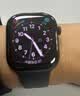 Apple/苹果 Watch Series 12 智能手表GPS款46毫米黑色铝金属表壳黑色运动型表带M/L MJFH4CH/B 实拍图