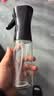 【京东物流配送】喷油壶厨房家用空气炸锅油瓶加厚食用油喷壶神器 220ml 玻璃款 黑色（一只） 【加厚玻璃】 实拍图